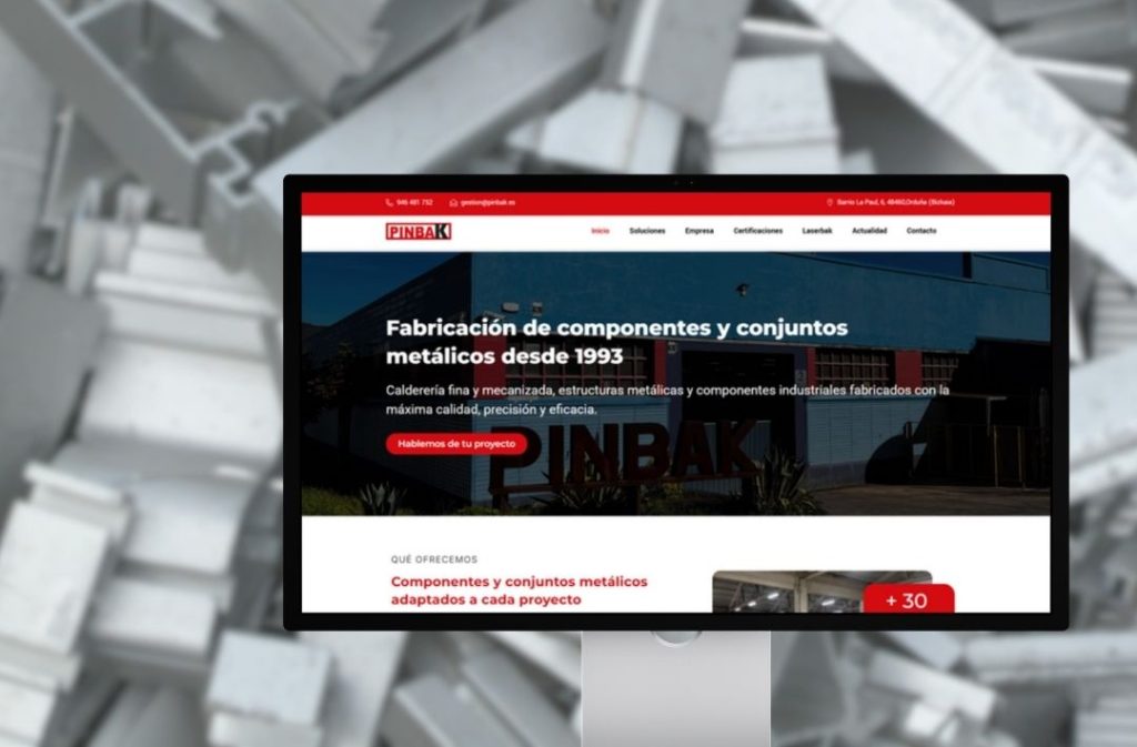 Nueva web PINBAK